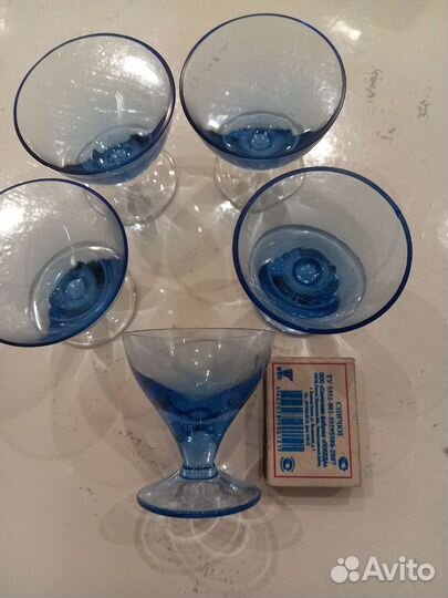 Рюмки ликерные, Богемия, Чехия. 1980- 1990г