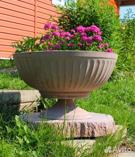 Кашпо из бетона
