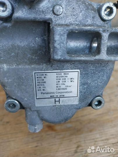 Компрессор кондиционера Nissan Leaf ZE0 2010