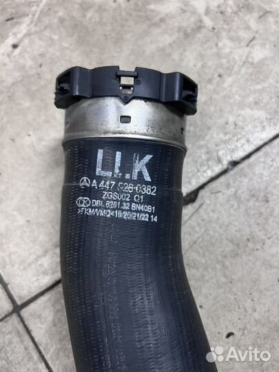 Патрубок интеркулера 447