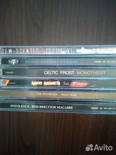 Компакт диски сд CD Death Thrash Black Doom Rock Р