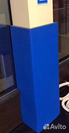 Защита колонн спортзалов стеновой протектор, мат