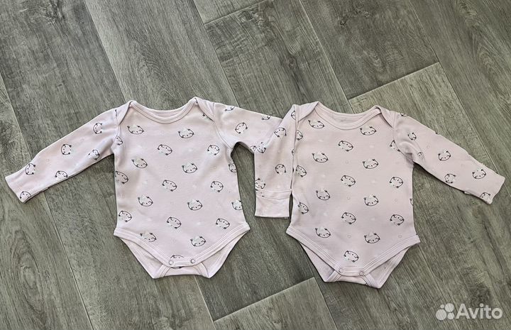 Пакет одежды для двойни 62-68