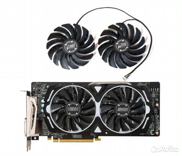 Вентиляторы для MSI GTX RX Gaming X и Armor