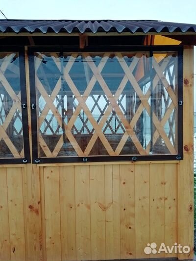Мягкие пвх окна на беседку
