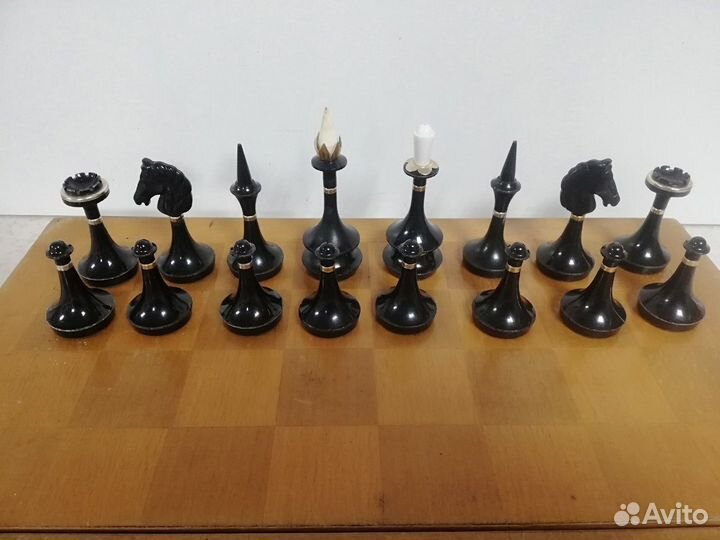 Шахматы СССР фигуры редкие бакелит +латунь