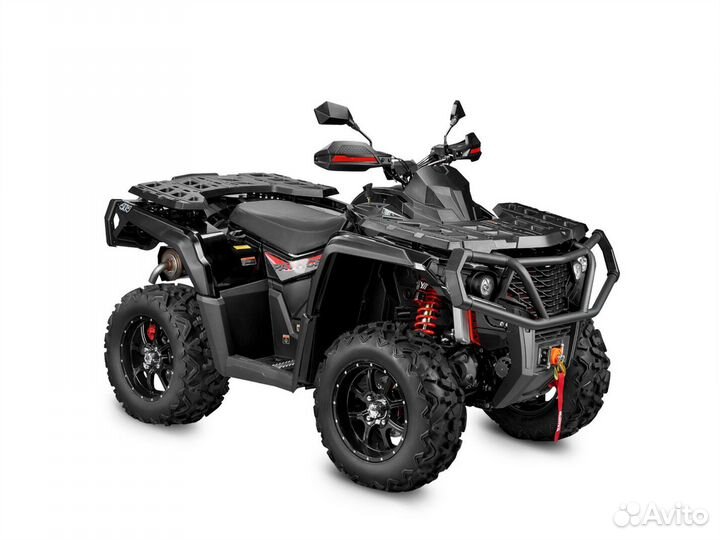 Квадроцикл Aodes Pathcross ATV650S EPS черный Витр