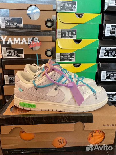 Кроссовки Nike Dunk Low Off White (44-45)