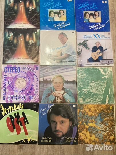 Виниловые пластинки большие