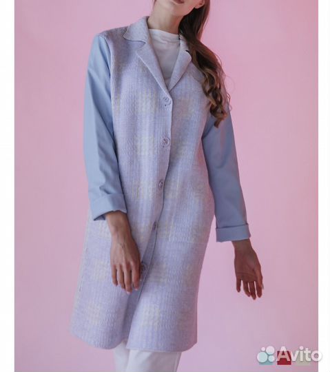 Жакет Кардиган 50 52 54 легкое пальто
