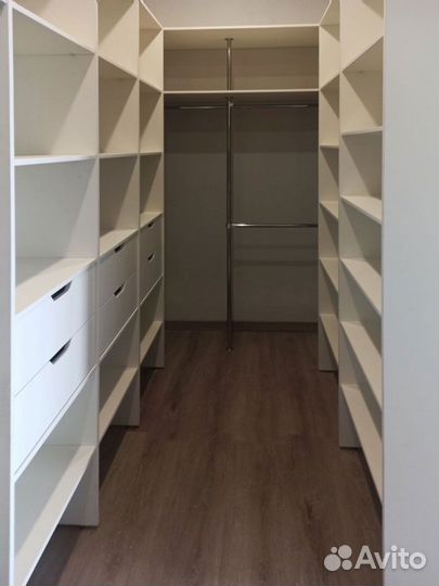 Гардеробная под заказ в рассрочку