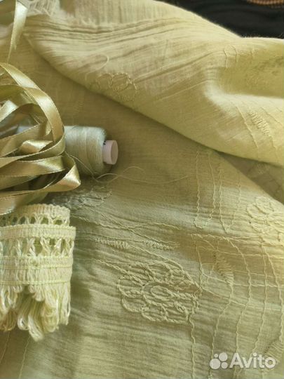 Ткань и тесьма на пошив