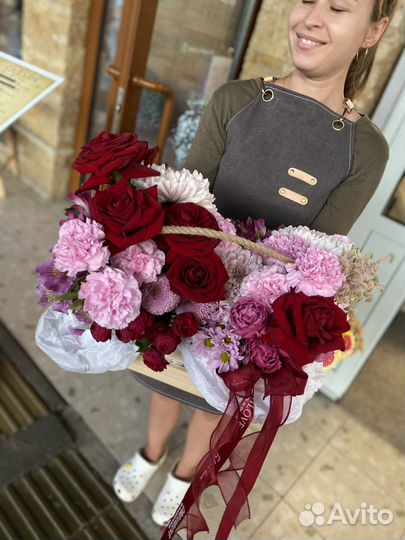 Букет цветов, доставка цветов Сочи, Адлер