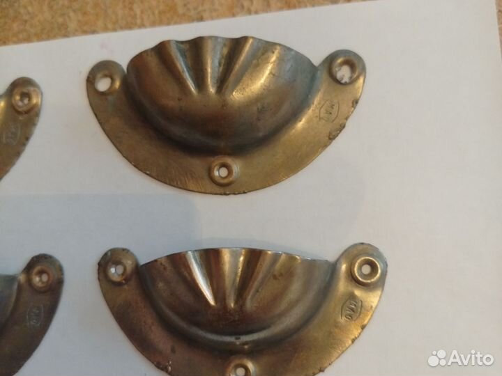 Мебельные ручки ракушки винтаж