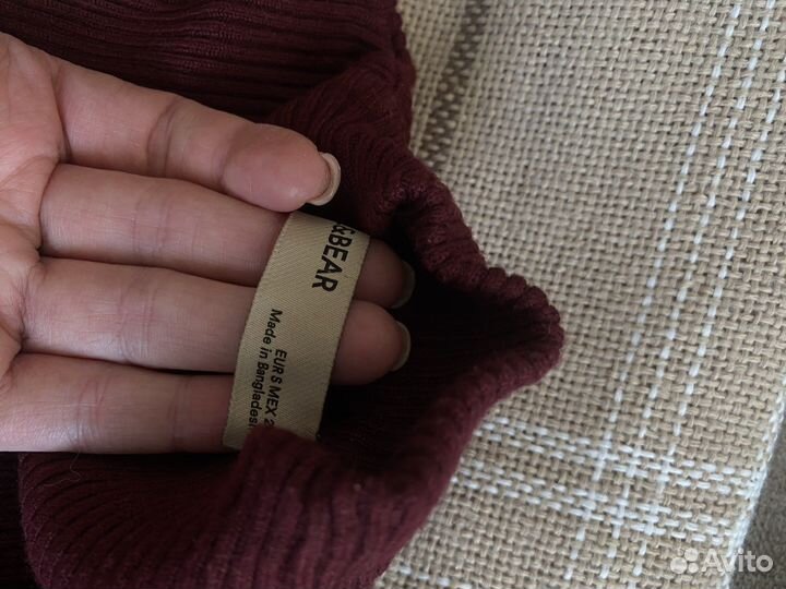 Топ в рубчик pullandbear