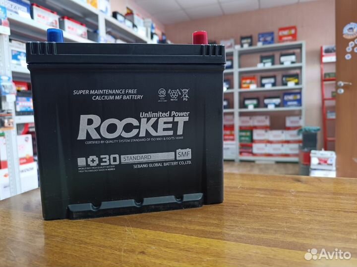 Аккумулятор 65 Ач Rocket на Киа Хендай Тойоту