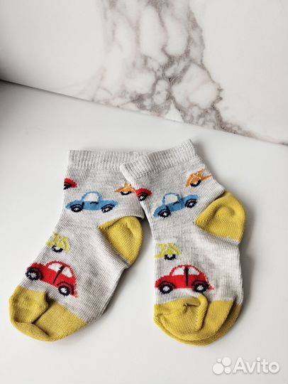 Фирменные носки мальчику H&M hm 6 9 12 месяцев 68