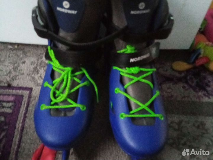 Коньки хоккейные детские раздвижные 39-41