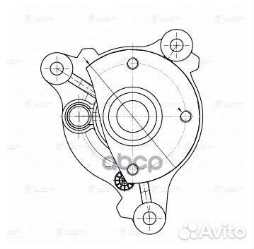 Насос водяной hyundai/KIA solaris II/RIO IV/ceed