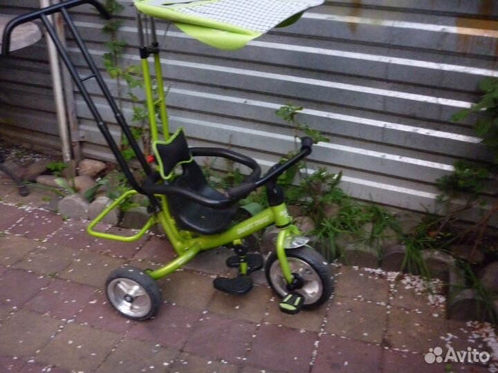 Детский велосипед с ручкой бу