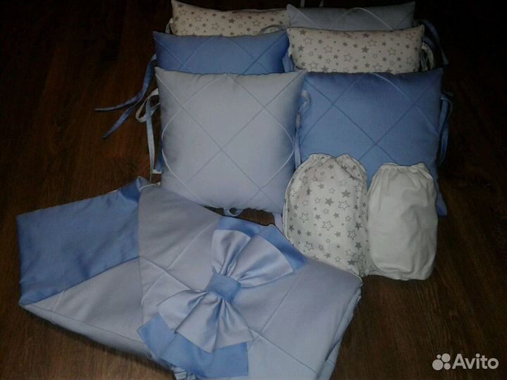 Новые бортики для детской кроватки