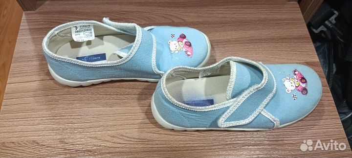 Сандалии на липучке текстильные 29р