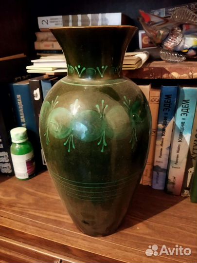 Ваза цветное стекло СССР
