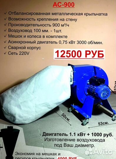 Стружкоотсос (аспирация, вытяжка, циклоны)