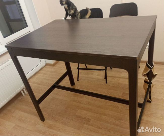 Барный стол IKEA ekedalen + 2 стула