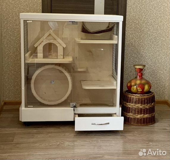 Клетка, витрина для шиншилл, дегу, хорька и др гры