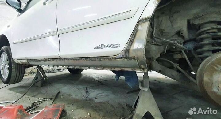 Задние Арки и пороги на Hyndai Elantra 4 (HD)