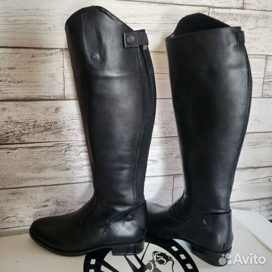 Сапоги конные для верховой езды зимние 38