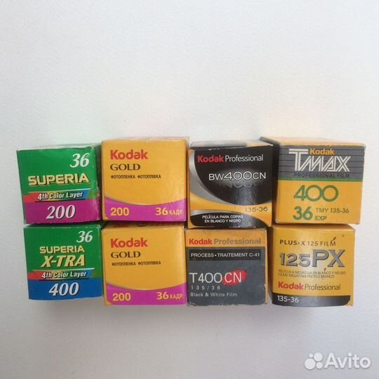 Раритетная Kodak и др Фотопленка 35мм просрочка