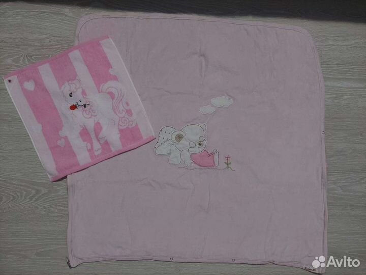 Одеяло-конверт, полотенце