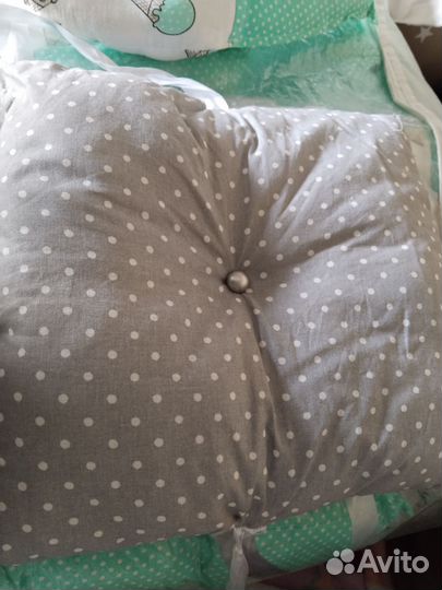 Бортики подушки в детскую кроватку