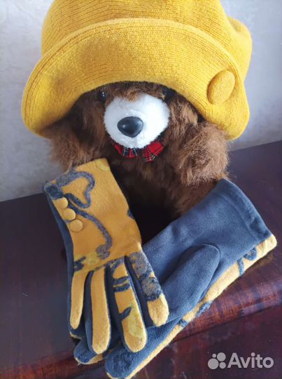 Набор шапка и перчатки