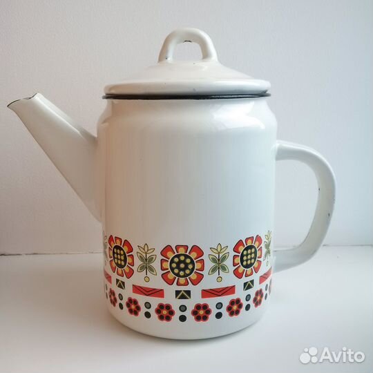 Чайник эмалированный СССР