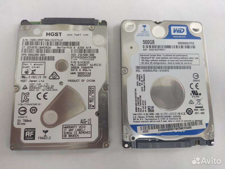 Жесткий диск для ноутбука 500 гб