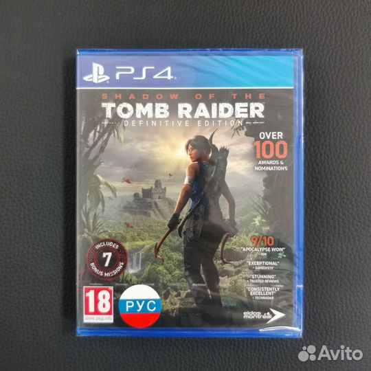 Shadow of the Tomb Raider Definitive PS4 новый