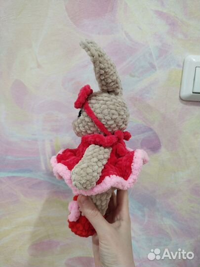 Игрушки ручной работы,зайчик