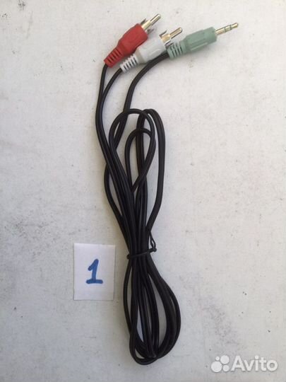 Аудио- видео- кабель Jack 3,5 - 2 3 RCA