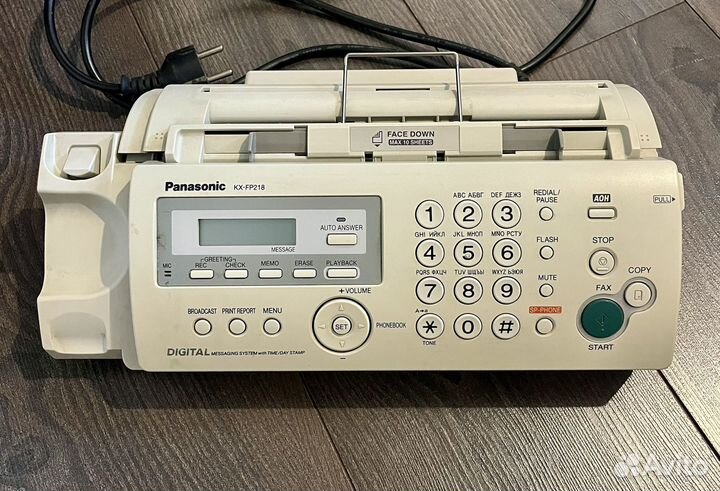 Телефон факс panasonic
