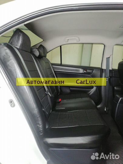 Модельные штатные чехлы Corolla Axio 160 (Черный)