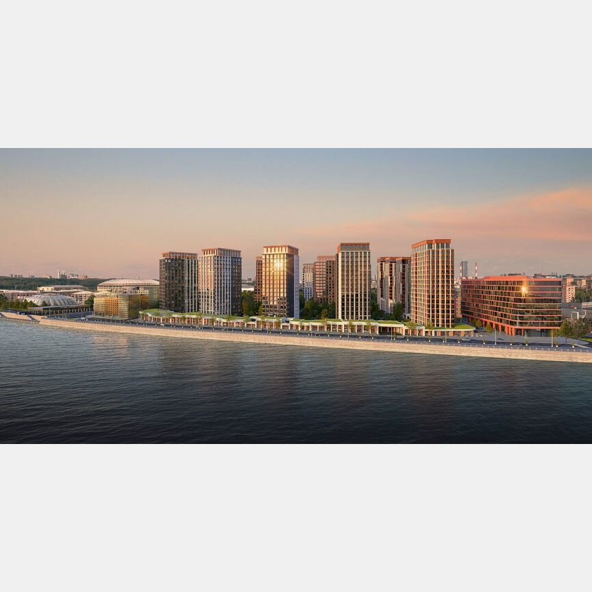 2-к. квартира, 132,9 м², 17/18 эт.