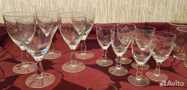 Фужеры, рюмки, стопки СССР
