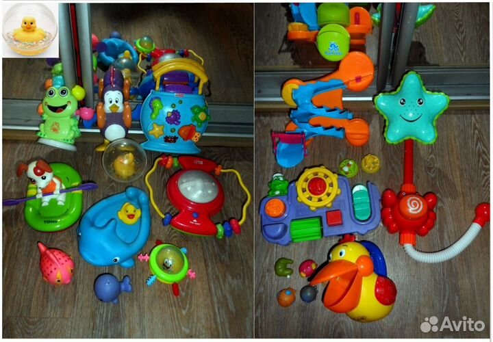 Игрушки д\игр с водой Mattel,Fisher-Pric,втеч,томи