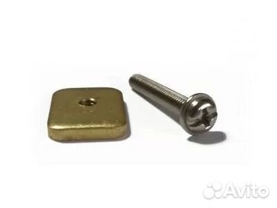Винт для плавника M4 Ph2 Brass Sliding Nut