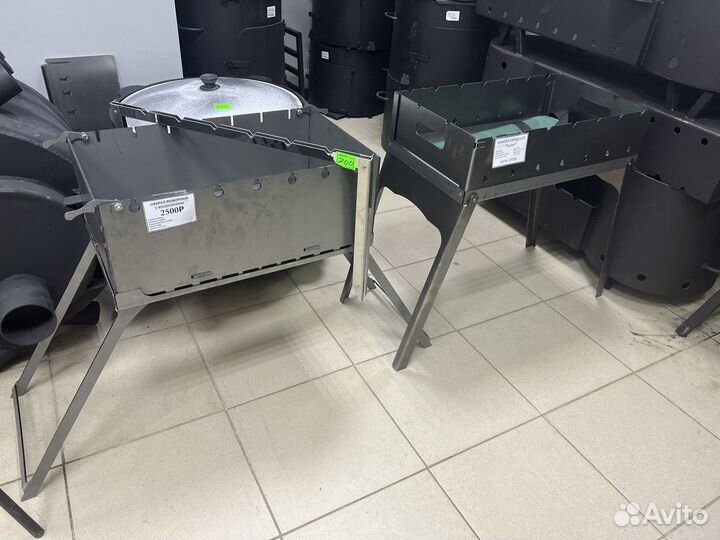 Мангалы с подказанником и без