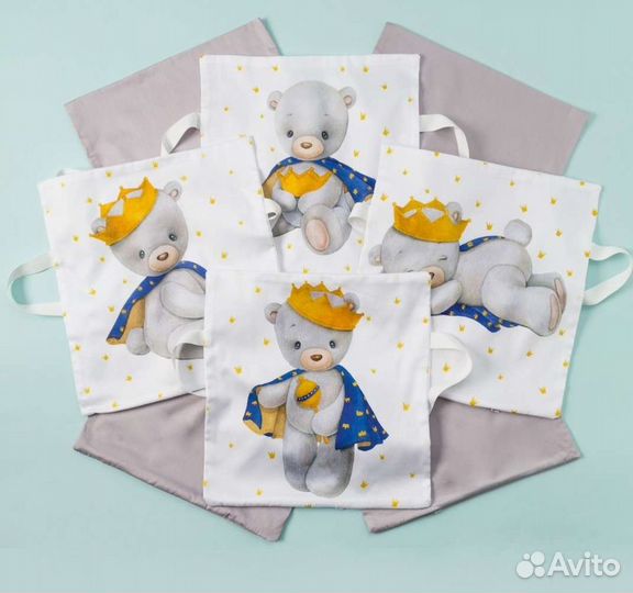 Бортики в детскую кроватку