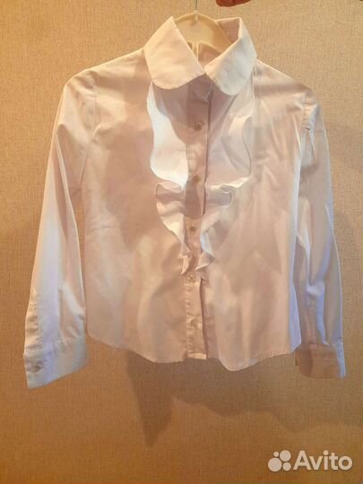 Блузка школьная на рост 122-128